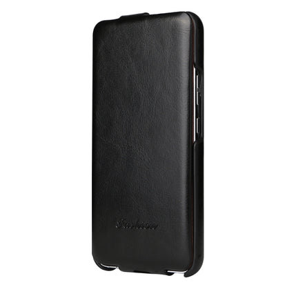 For Samsung Galaxy S24 5G Fierre Shann 64 Texture Vertical Flip PU Leather Phone Case(Black) - Galaxy S24 5G Cases by FIERRE SHANN | Online Shopping South Africa | PMC Jewellery | Buy Now Pay Later Mobicred