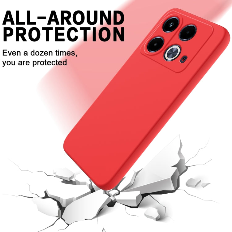 For Infinix Note 40 4G Solid Color Liquid Silicone Dropproof Full Coverage Protective Case(Red) - Infinix Cases by PMC TechLife | Online Shopping South Africa | PMC TechLife | Buy Now Pay Later Mobicred