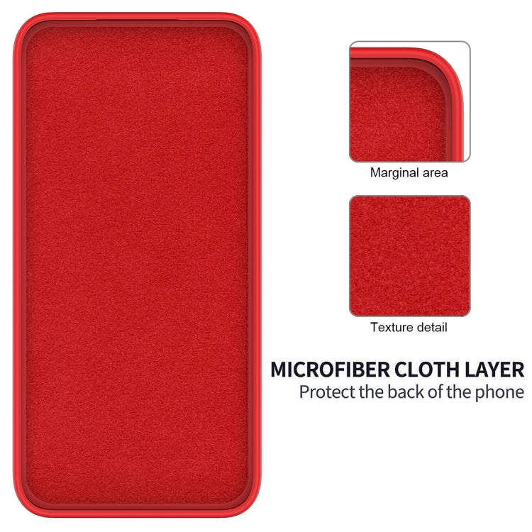 For vivo T2 Pro/S17e/iQOO Z7 Pro Solid Color Liquid Silicone Dropproof Full Coverage Protective Case(Red) - vivo Cases by PMC Jewellery | Online Shopping South Africa | PMC Jewellery