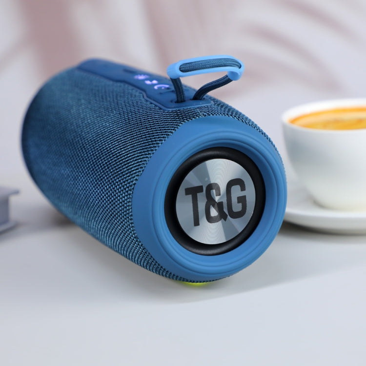T&G TG663 Portable Colorful LED Wireless Bluetooth Speaker Outdoor Subwoofer(Blue) - free shipping - PMC Jewellery - Order now!