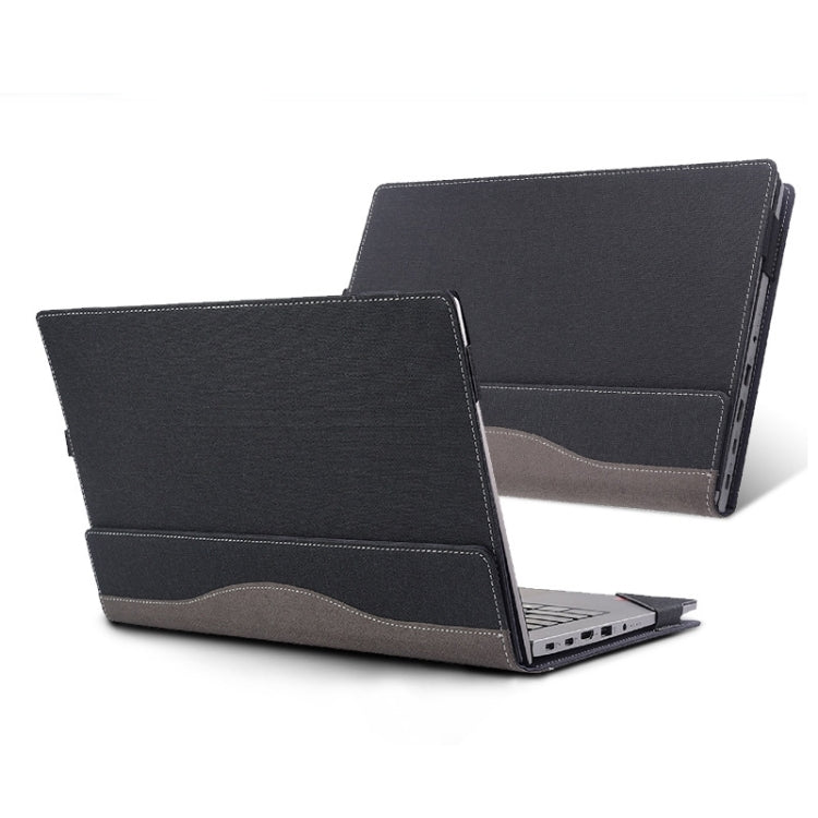 For Lenovo V14 G3 ABA / IAP Laptop Leather Shockproof Protective Case(Black) - 14.1 inch by PMC Jewellery | Online Shopping South Africa | PMC Jewellery | Buy Now Pay Later Mobicred