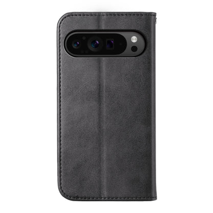 For Google Pixel 9 Pro Cubic Grid Calf Texture Magnetic Leather Phone Case(Black) - Google Cases by PMC Jewellery | Online Shopping South Africa | PMC Jewellery | Buy Now Pay Later Mobicred