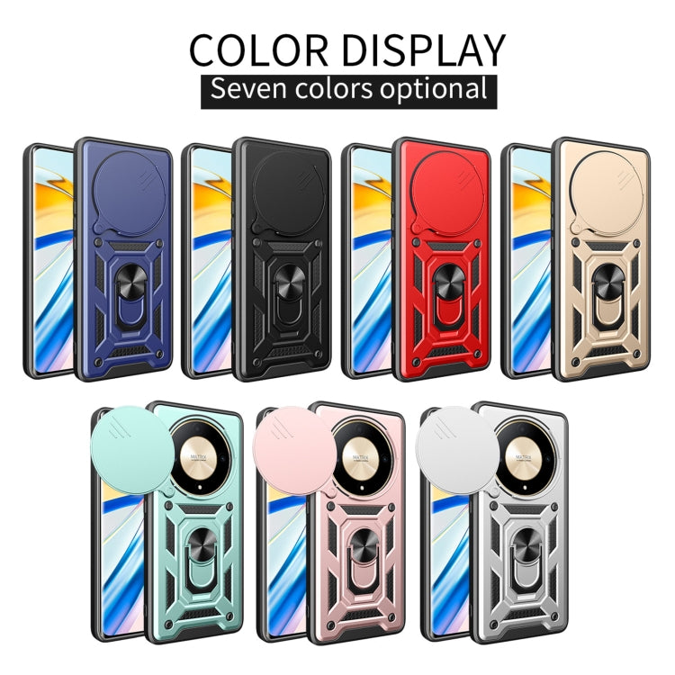 For Honor X9b Sliding Camera Cover Design TPU+PC Phone Case(Gold) - free shipping - PMC TechLife - Order now!