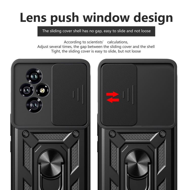 For Honor 200 Sliding Camera Cover Design TPU+PC Phone Case(Gold) - free shipping - PMC TechLife - Order now!