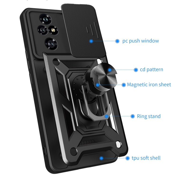 For Honor 200 Pro Sliding Camera Cover Design TPU+PC Phone Case(Blue) - free shipping - PMC TechLife - Order now!