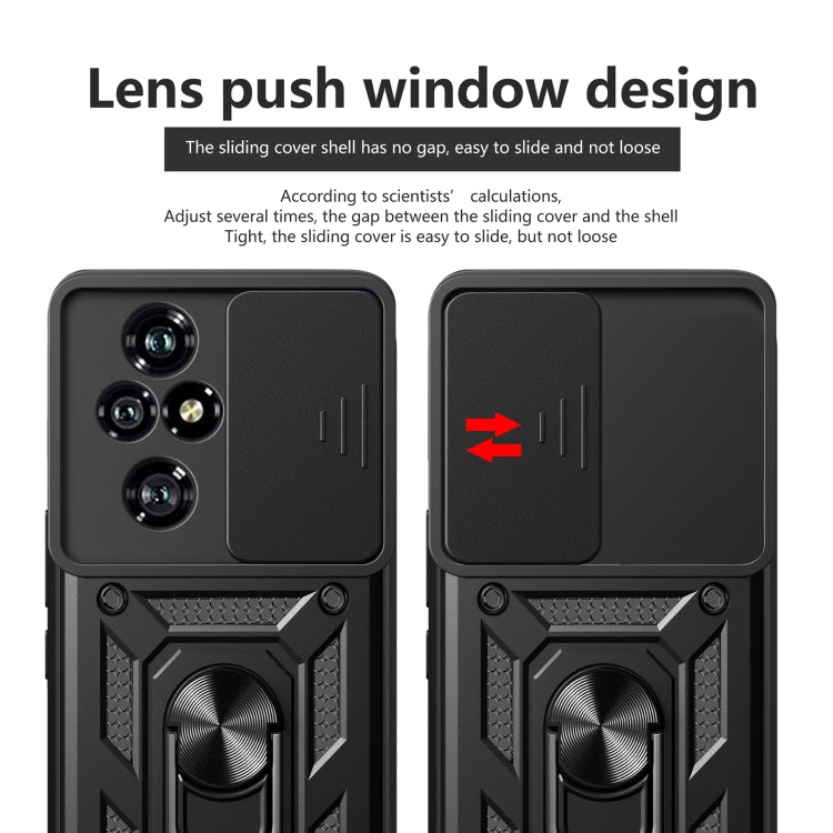 For Honor 200 Pro Sliding Camera Cover Design TPU+PC Phone Case(Blue) - free shipping - PMC TechLife - Order now!