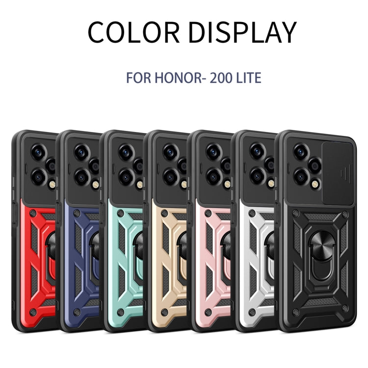 For Honor 200 Lite Global Sliding Camera Cover Design TPU+PC Phone Case(Silver) - free shipping - PMC TechLife - Order now!