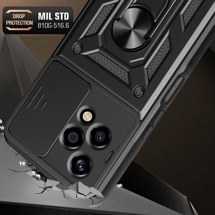 For Honor 200 Lite Global Sliding Camera Cover Design TPU+PC Phone Case(Silver) - free shipping - PMC TechLife - Order now!
