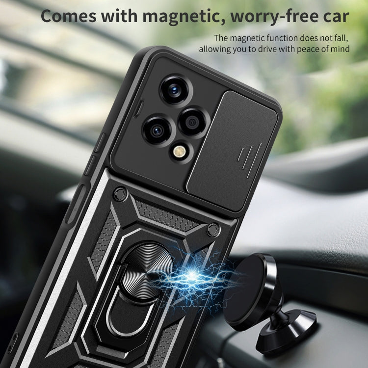 For Honor 200 Lite Global Sliding Camera Cover Design TPU+PC Phone Case(Silver) - free shipping - PMC TechLife - Order now!