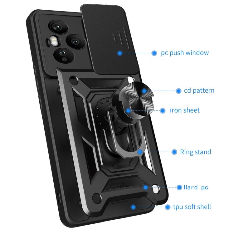 For Honor 400 Pro Global 160.8mm Sliding Camera Cover Design TPU+PC Phone Case(Green) - free shipping - PMC TechLife - Order now!