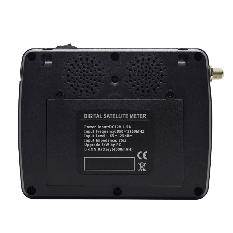 iBRAVEBOX V10 Finder Max 4.3 inch Display Digital Satellite Meter Signal Finder, Support DVB-S/S2/S2X, Plug Type:US Plug(Black) - Satellite Finder by PMC Jewellery | Online Shopping South Africa | PMC Jewellery | Buy Now Pay Later Mobicred