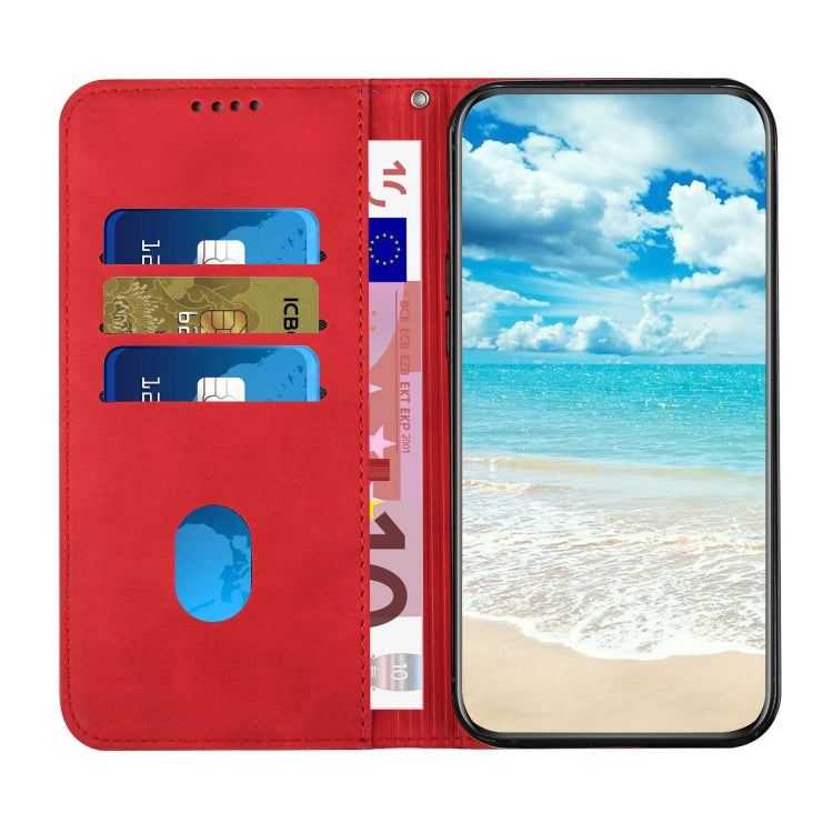 For Tecno Spark Go 2024 / POP 8 Diamond Splicing Skin Feel Magnetic Leather Phone Case(Red) - Tecno Cases by PMC Jewellery | Online Shopping South Africa | PMC Jewellery | Buy Now Pay Later Mobicred