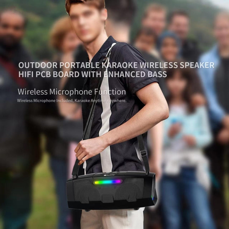 NewRixing NR2033 Portable TWS Wireless Bluetooth Speaker(Grey) - free shipping - PMC Jewellery - Order now!