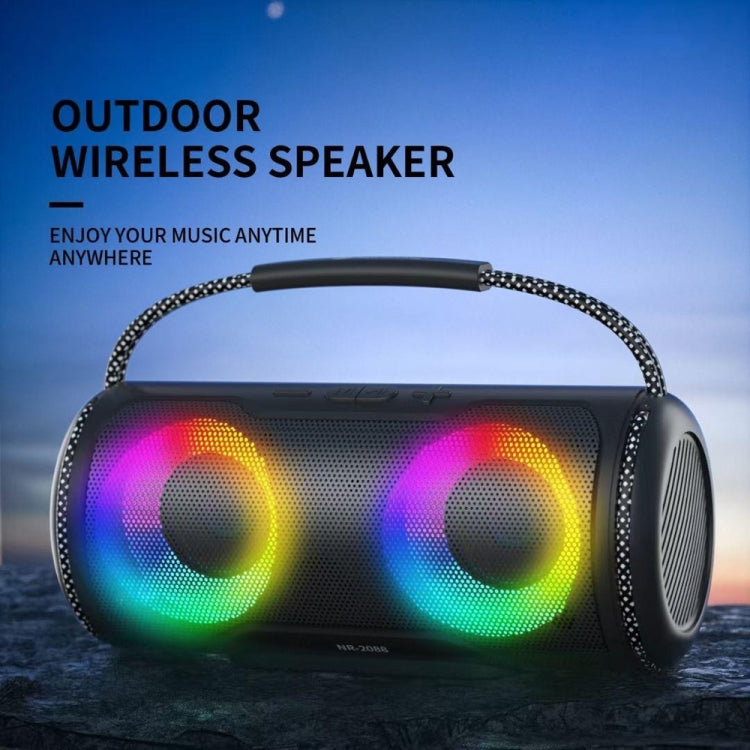 NewRixing NR2088 Wireless Portable TWS Bluetooth Speaker(Blue) - Desktop Speaker by NewRixing | Online Shopping South Africa | PMC Jewellery | Buy Now Pay Later Mobicred