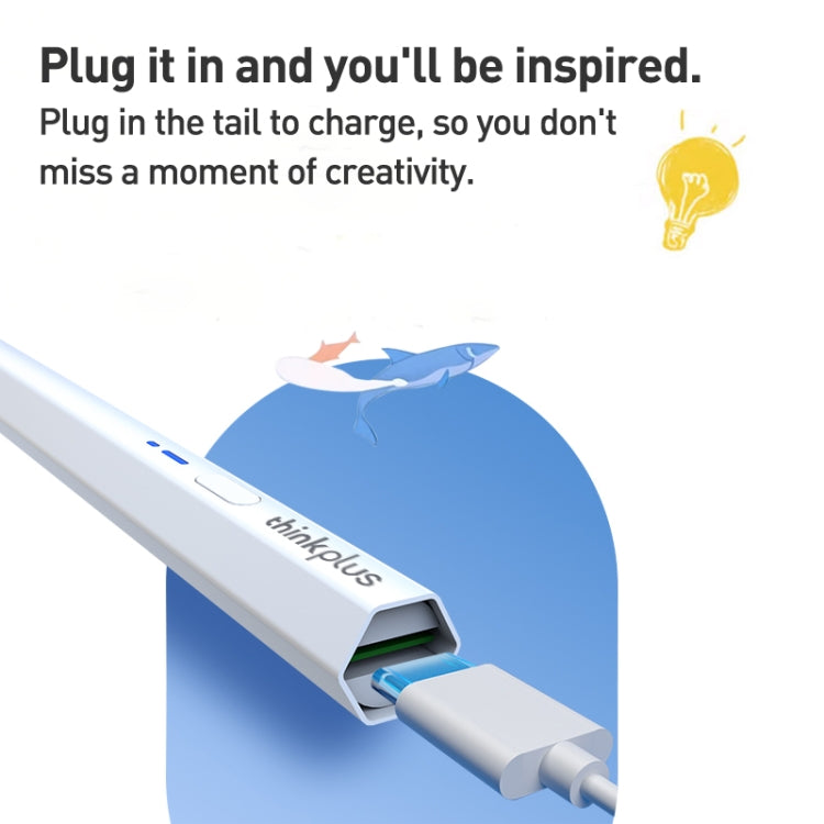 Lenovo ThinkPlus BP18-BL Type-C Port Universal Magnetic Bluetooth Hexagonal Stylus Pen - free shipping - PMC TechLife - Order now!