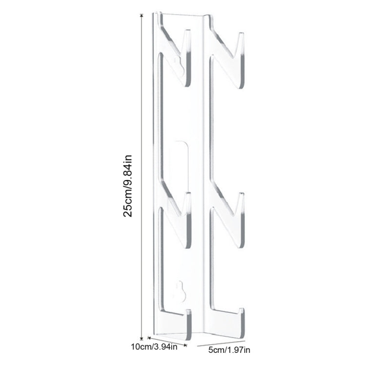 2pcs YX072 Acrylic Game Controller and Headphone Wall Mount - Holder by PMC Jewellery | Online Shopping South Africa | PMC Jewellery | Buy Now Pay Later Mobicred