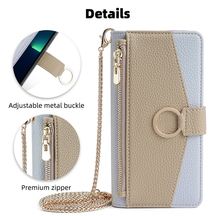 For Google Pixel 9 Crossbody Litchi Texture Leather Phone Case(Blue) - Google Cases by PMC TechLife | Online Shopping South Africa | PMC TechLife | Buy Now Pay Later Mobicred