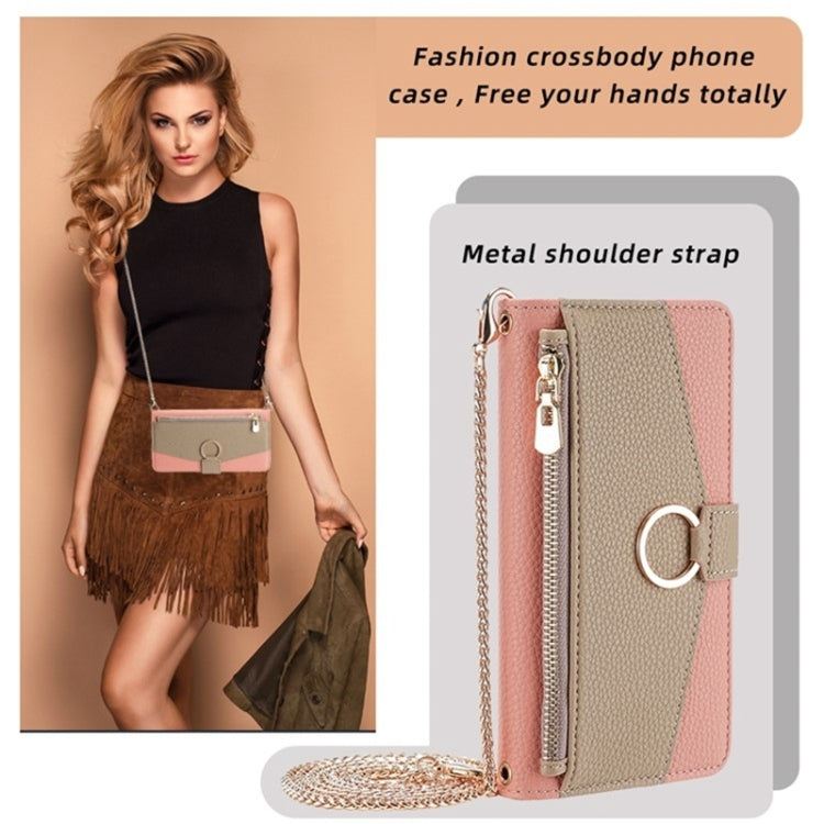 For Infinix Note 10 Pro Crossbody Litchi Texture Leather Phone Case(Pink) - Infinix Cases by PMC TechLife | Online Shopping South Africa | PMC TechLife | Buy Now Pay Later Mobicred