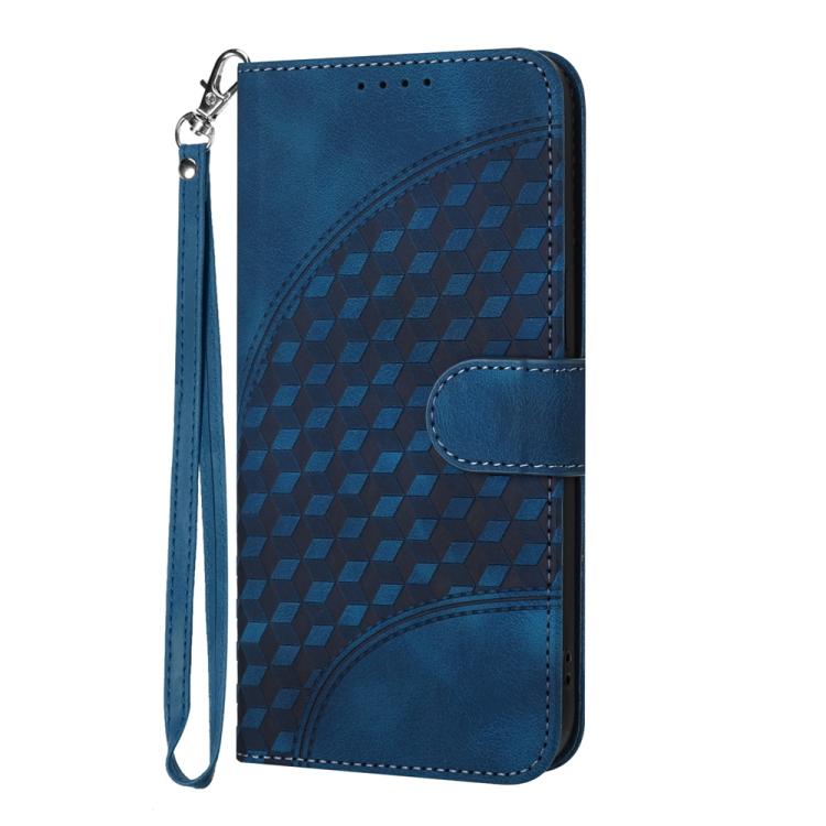 For iPhone 17 Air YX0060 Elephant Head Embossed Phone Leather Case with Lanyard(Royal Blue) - free shipping - PMc TechLife - Order now!