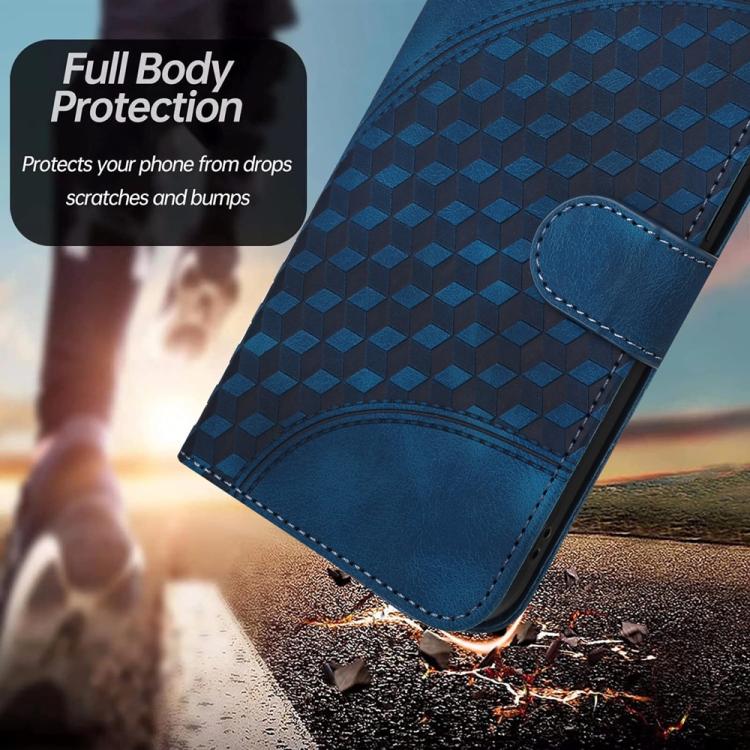 For iPhone 17 Air YX0060 Elephant Head Embossed Phone Leather Case with Lanyard(Royal Blue) - free shipping - PMc TechLife - Order now!