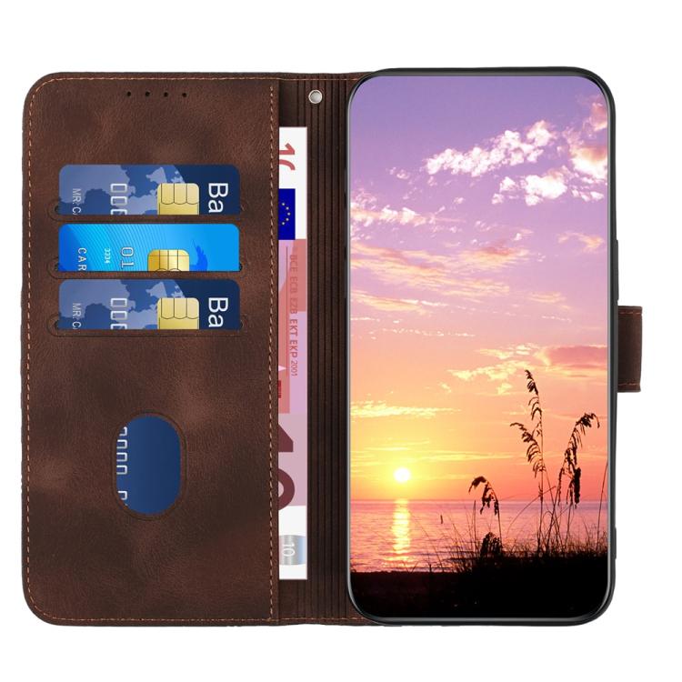 For iPhone 17 Pro Max YX0060 Elephant Head Embossed Phone Leather Case with Lanyard(Coffee) - free shipping - PMc TechLife - Order now!