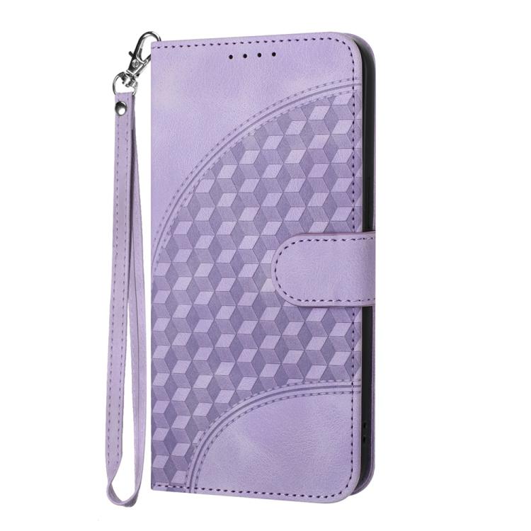 For iPhone 17 Pro YX0060 Elephant Head Embossed Phone Leather Case with Lanyard(Light Purple) - free shipping - PMc TechLife - Order now!