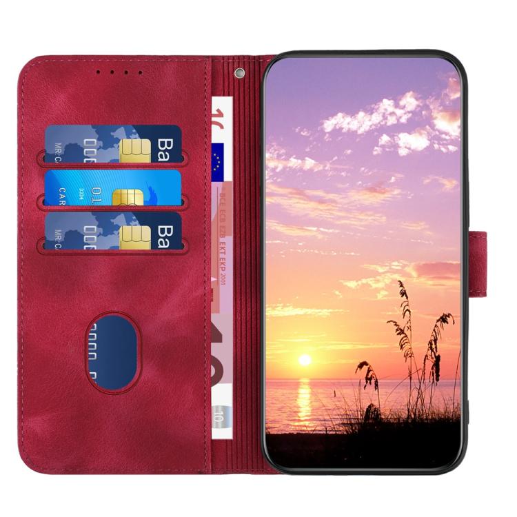 For iPhone 17 Pro YX0060 Elephant Head Embossed Phone Leather Case with Lanyard(Rose Red) - free shipping - PMc TechLife - Order now!