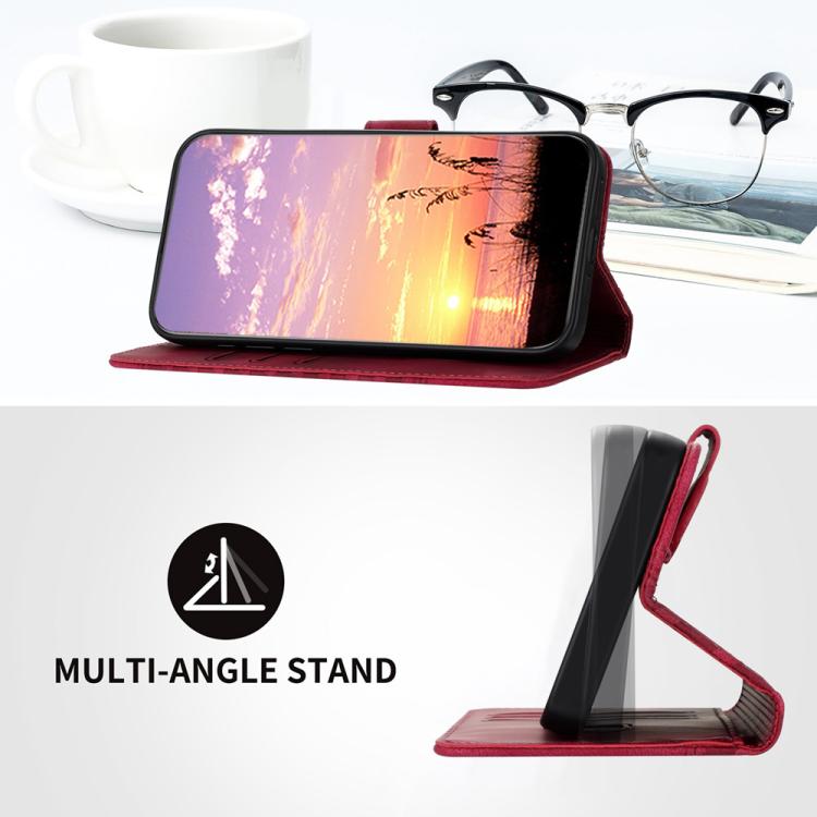 For iPhone 17 Pro YX0060 Elephant Head Embossed Phone Leather Case with Lanyard(Rose Red) - free shipping - PMc TechLife - Order now!
