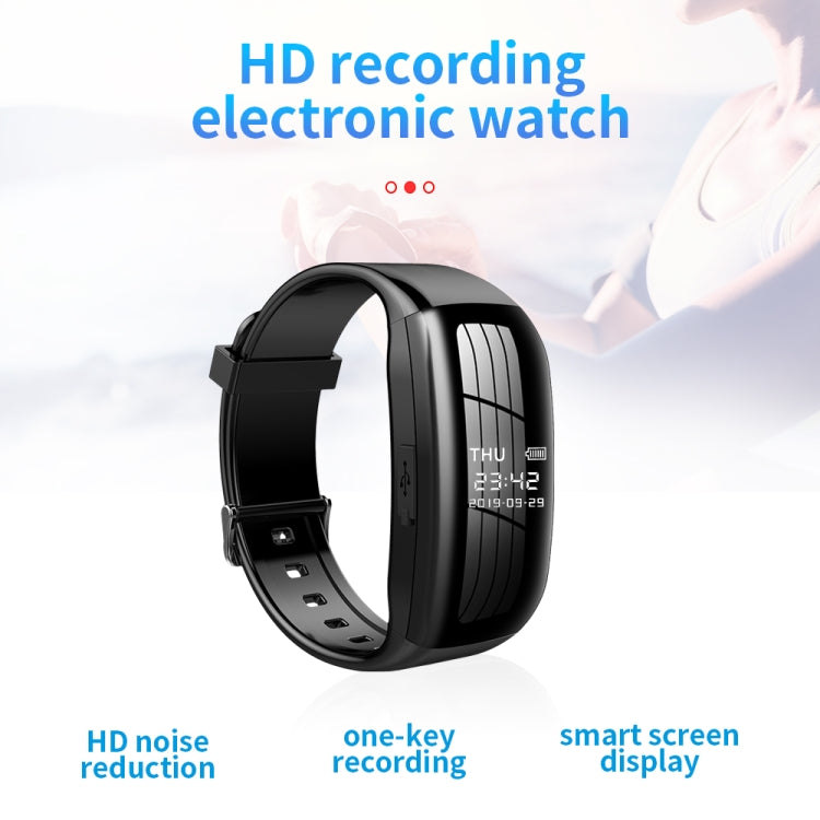 JNN D5 HD Noise Reduction Smart Recording Electronic Bracelet, Capacity:32GB - Recording Pen by JNN | Online Shopping South Africa | PMC TechLife | Buy Now Pay Later Mobicred