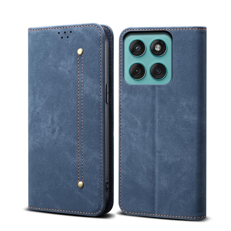 For Motorola Moto G86 Power Denim Texture Flip Leather Phone Case(Blue) - free shipping - PMC TechLife - Order now!