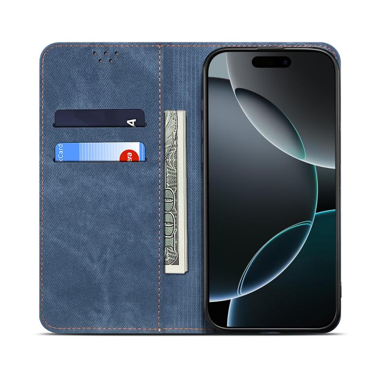 For Motorola Moto G86 Power Denim Texture Flip Leather Phone Case(Blue) - free shipping - PMC TechLife - Order now!