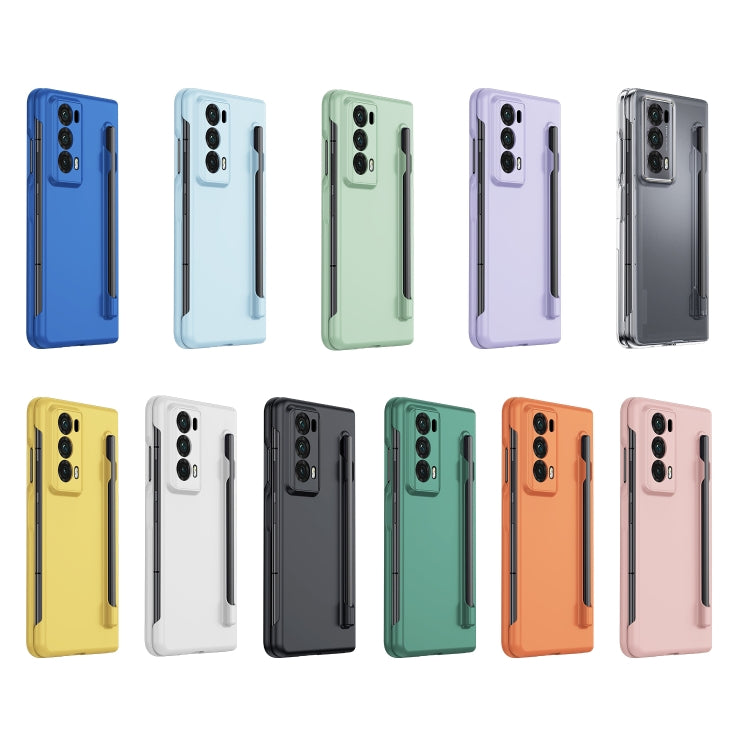 For Honor Magic V2 Integrated Skin Feel PC Phone Case with Pen / Pen Box(Transparent) - Honor Cases by PMC TechLife | Online Shopping South Africa | PMC TechLife