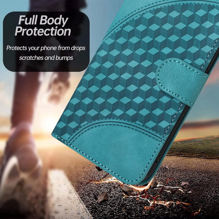 For Motorola Edge 5G 2024 YX0060 Elephant Head Embossed Phone Leather Case with Lanyard(Light Blue) - Motorola Cases by PMC Jewellery | Online Shopping South Africa | PMC Jewellery | Buy Now Pay Later Mobicred