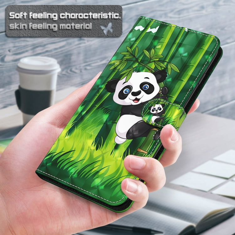 For Xiaomi Redmi Note 13 Pro 5G 3D Painting Pattern Flip Leather Phone Case(Bamboo Panda) - Note 13 Pro Cases by PMC TechLife | Online Shopping South Africa | PMC TechLife | Buy Now Pay Later Mobicred