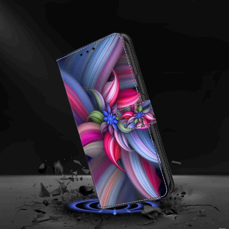 For Honor Magic5 Pro Crystal 3D Shockproof Protective Leather Phone Case(Colorful Flower) - Honor Cases by PMC Jewellery | Online Shopping South Africa | PMC Jewellery | Buy Now Pay Later Mobicred