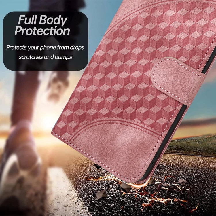 For Google Pixel 9 YX0060 Elephant Head Embossed Phone Leather Case with Lanyard(Pink) - Google Cases by PMC TechLife | Online Shopping South Africa | PMC TechLife | Buy Now Pay Later Mobicred