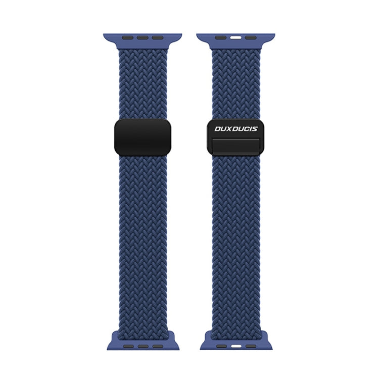 For Apple Watch Series 9 45mm DUX DUCIS Mixture Pro Series Magnetic Buckle Nylon Braid Watch Band(Rainbow) - Watch Bands by DUX DUCIS | Online Shopping South Africa | PMC Jewellery | Buy Now Pay Later Mobicred