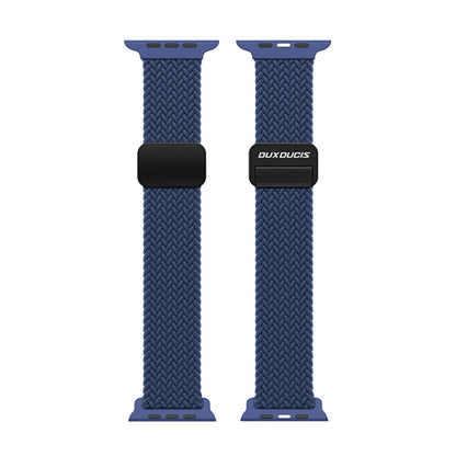 For Apple Watch Series 8 45mm DUX DUCIS Mixture Pro Series Magnetic Buckle Nylon Braid Watch Band(Rainbow) - Watch Bands by DUX DUCIS | Online Shopping South Africa | PMC Jewellery | Buy Now Pay Later Mobicred