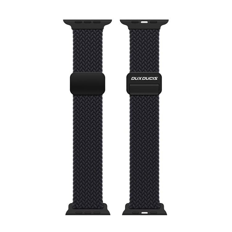 For Apple Watch SE 2022 44mm DUX DUCIS Mixture Pro Series Magnetic Buckle Nylon Braid Watch Band(Midnight) - Watch Bands by DUX DUCIS | Online Shopping South Africa | PMC Jewellery | Buy Now Pay Later Mobicred