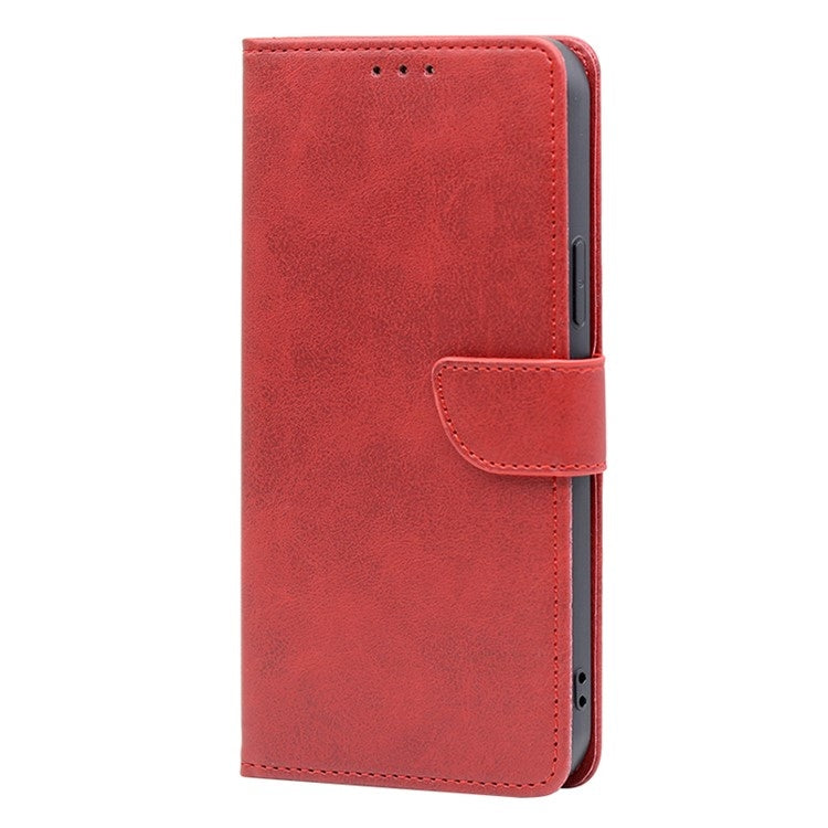 For Motorola Edge 5G 2024 Calf Texture Buckle Flip Leather Phone Case(Red) - free shipping - PMC Jewellery - Order now!