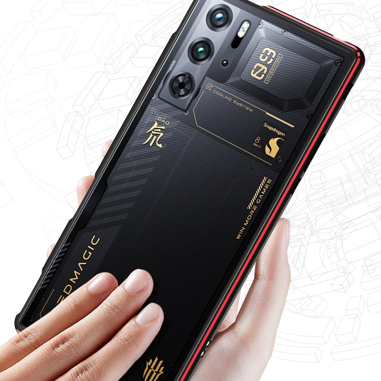For ZTE nubia Red Magic 9 Pro/9 Pro+ Aurora Series Metal Frame Phone Case(Silver) - ZTE Cases by PMC TechLife | Online Shopping South Africa | PMC TechLife