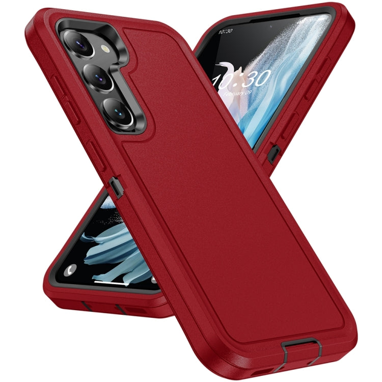 For Samsung Galaxy S24+ 5G / S25+ 5G Life Waterproof Rugged Phone Case(Red + Black) - Galaxy S24+ 5G Cases by PMC Jewellery | Online Shopping South Africa | PMC Jewellery | Buy Now Pay Later Mobicred