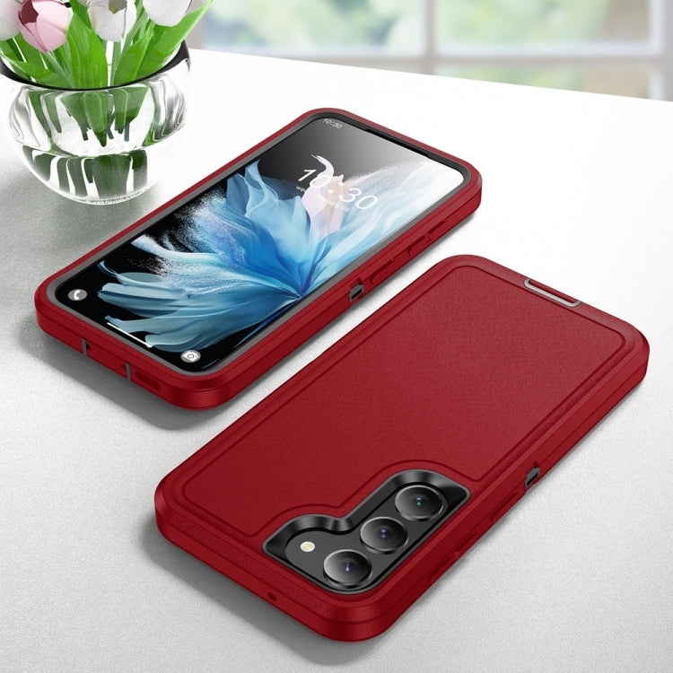 For Samsung Galaxy S24+ 5G / S25+ 5G Life Waterproof Rugged Phone Case(Red + Black) - Galaxy S24+ 5G Cases by PMC Jewellery | Online Shopping South Africa | PMC Jewellery | Buy Now Pay Later Mobicred