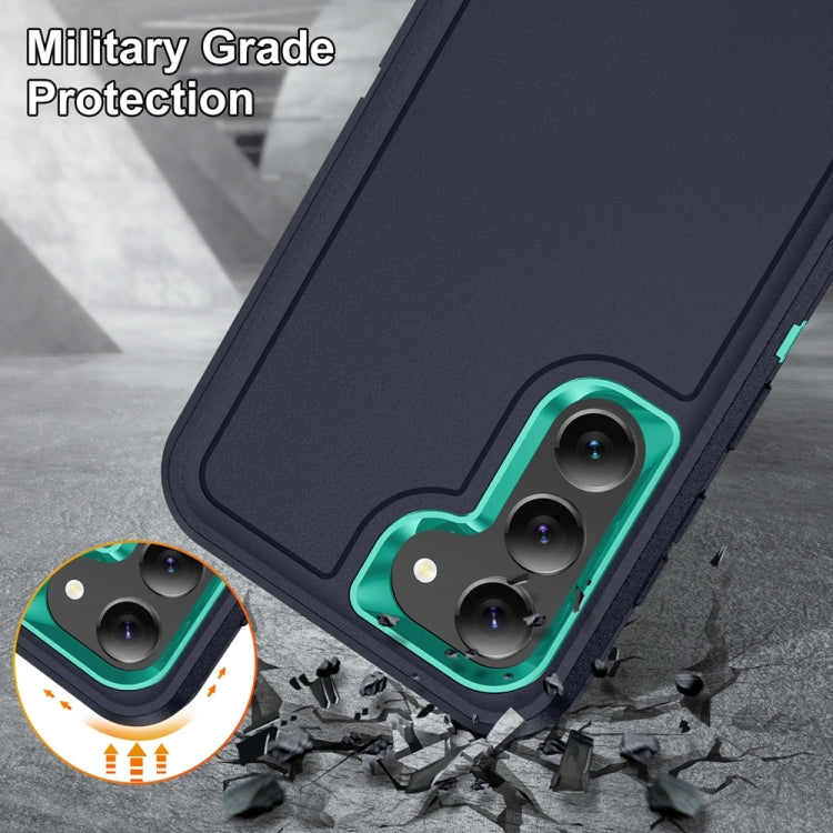 For Samsung Galaxy S24+ 5G / S25+ 5G Life Waterproof Rugged Phone Case(Dark Blue + Light Blue) - Galaxy S24+ 5G Cases by PMC TechLife | Online Shopping South Africa | PMC TechLife | Buy Now Pay Later Mobicred