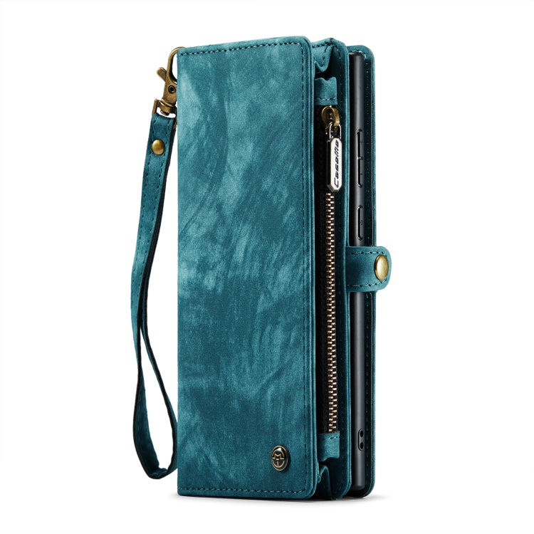 For Samsung Galaxy Note20 Ultra CaseMe-008 Detachable Multifunctional Horizontal Flip Leather Case with Card Slot & Holder & Zipper Wallet & Photo Frame(Blue) - Galaxy Note20 Ultra Cases by CaseMe | Online Shopping South Africa | PMC Jewellery | Buy Now Pay Later Mobicred