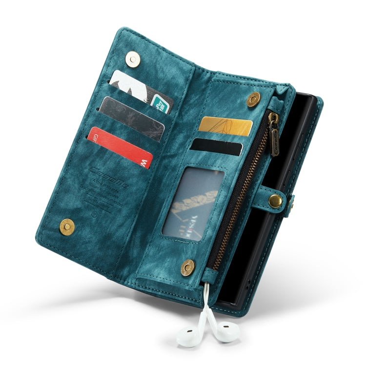 For Samsung Galaxy Note20 Ultra CaseMe-008 Detachable Multifunctional Horizontal Flip Leather Case with Card Slot & Holder & Zipper Wallet & Photo Frame(Blue) - Galaxy Note20 Ultra Cases by CaseMe | Online Shopping South Africa | PMC Jewellery | Buy Now Pay Later Mobicred