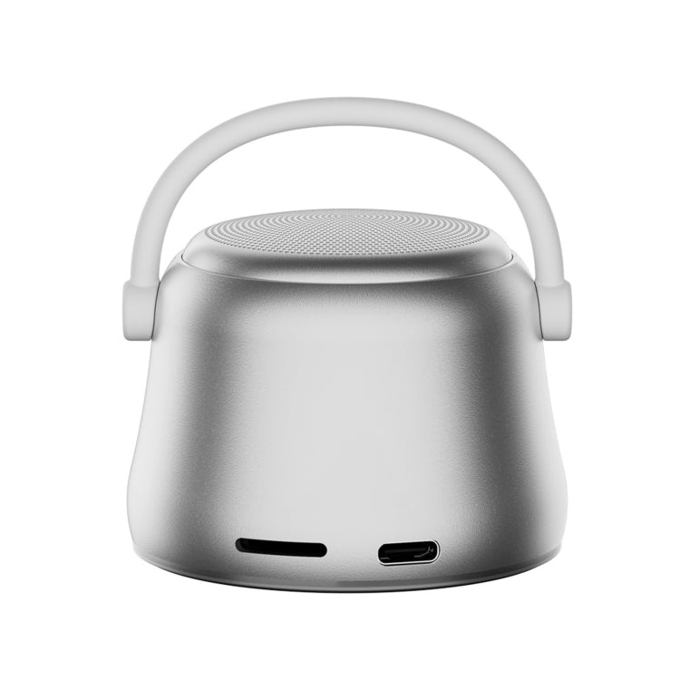EWA A20 Mini Bluetooth Bass Radiator Metal Speaker(Sliver) - free shipping - PMC Jewellery - Order now!