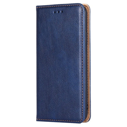 For Honor Magic6 Pro Gloss Oil Solid Color Magnetic Leather Phone Case(Blue) - Honor Cases by PMC Jewellery | Online Shopping South Africa | PMC Jewellery | Buy Now Pay Later Mobicred