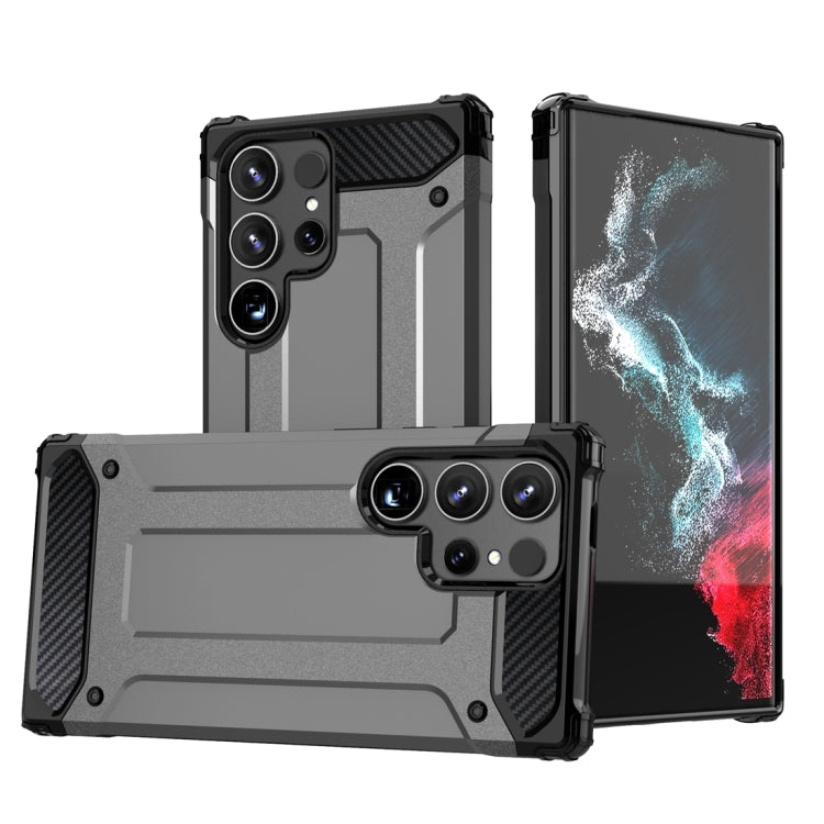 For Samsung Galaxy S24 Ultra 5G Magic Armor TPU + PC Phone Case(Grey) - Galaxy S24 Ultra 5G Cases by PMC Jewellery | Online Shopping South Africa | PMC Jewellery