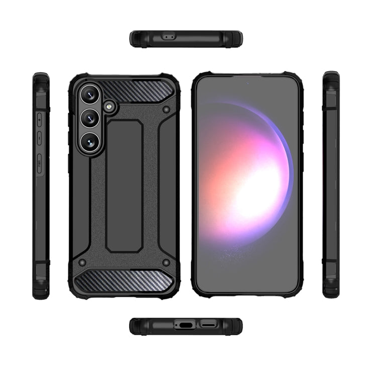 For Samsung Galaxy S24 5G Magic Armor TPU Hybrid PC Phone Case(Grey) - free shipping - PMC TechLife - Order now!